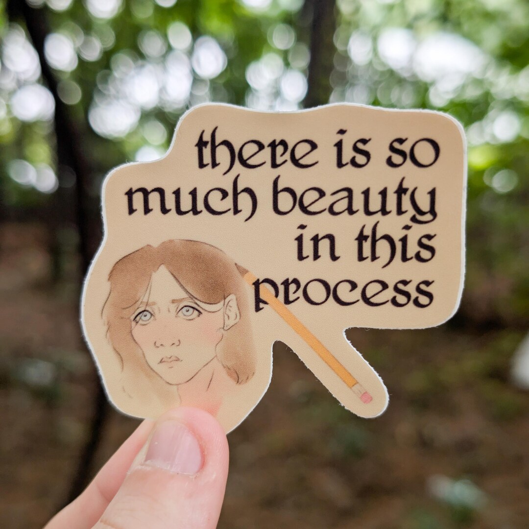 Beautiful Process Vinyl Sticker | Environmental Stationery | Naturalist ...