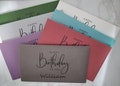 Personalised "Happy Birthday To You" Money Ticket Voucher Envelope - Handmade - Re sealable
