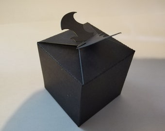 Bat Top Boxes - Great for Halloween Gothic Favors & Treats