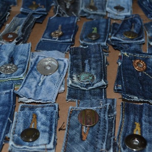 Knopen van gerecyclede jeans afbeelding 3