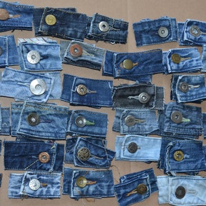 Knopen van gerecyclede jeans afbeelding 5