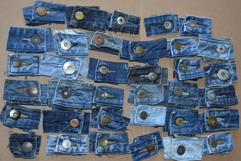 Knopen van gerecyclede jeans afbeelding 5