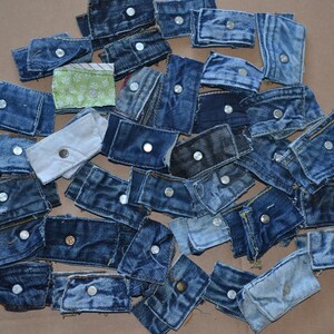 Knopen van gerecyclede jeans afbeelding 2