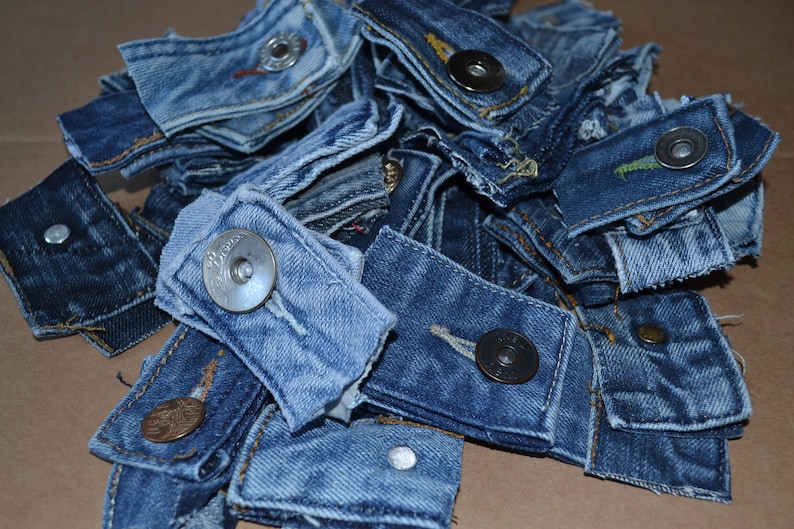 Knopen van gerecyclede jeans afbeelding 4