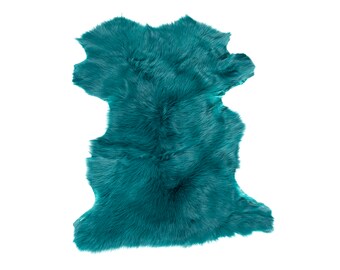 Genuine Sheepskin Rugs, Sheepskin Rugs, GREEN, ID:008, Turkish Sheepskin Rugs, Leather Sheep Skin, Area Rugs Carpet, Rugs soft wool Lambskin