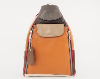 Turkish Genuine Leather, ID 3F15, 3 Way Lamb Leather Bag  display picture 1