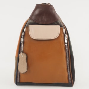 3 Way Leather Backpack - Etsy