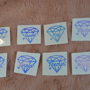 Kpop SHINee Vinyl Decals