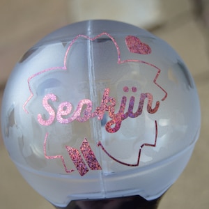 Kpop BTS Sakura lightstick- ARMY BOMB decal