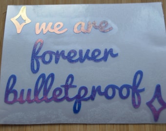 Kpop Forever Bulletproof lightstick- ARMY BOMB decal
