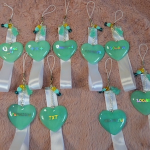Kpop TXT Resin Lightstick Charms