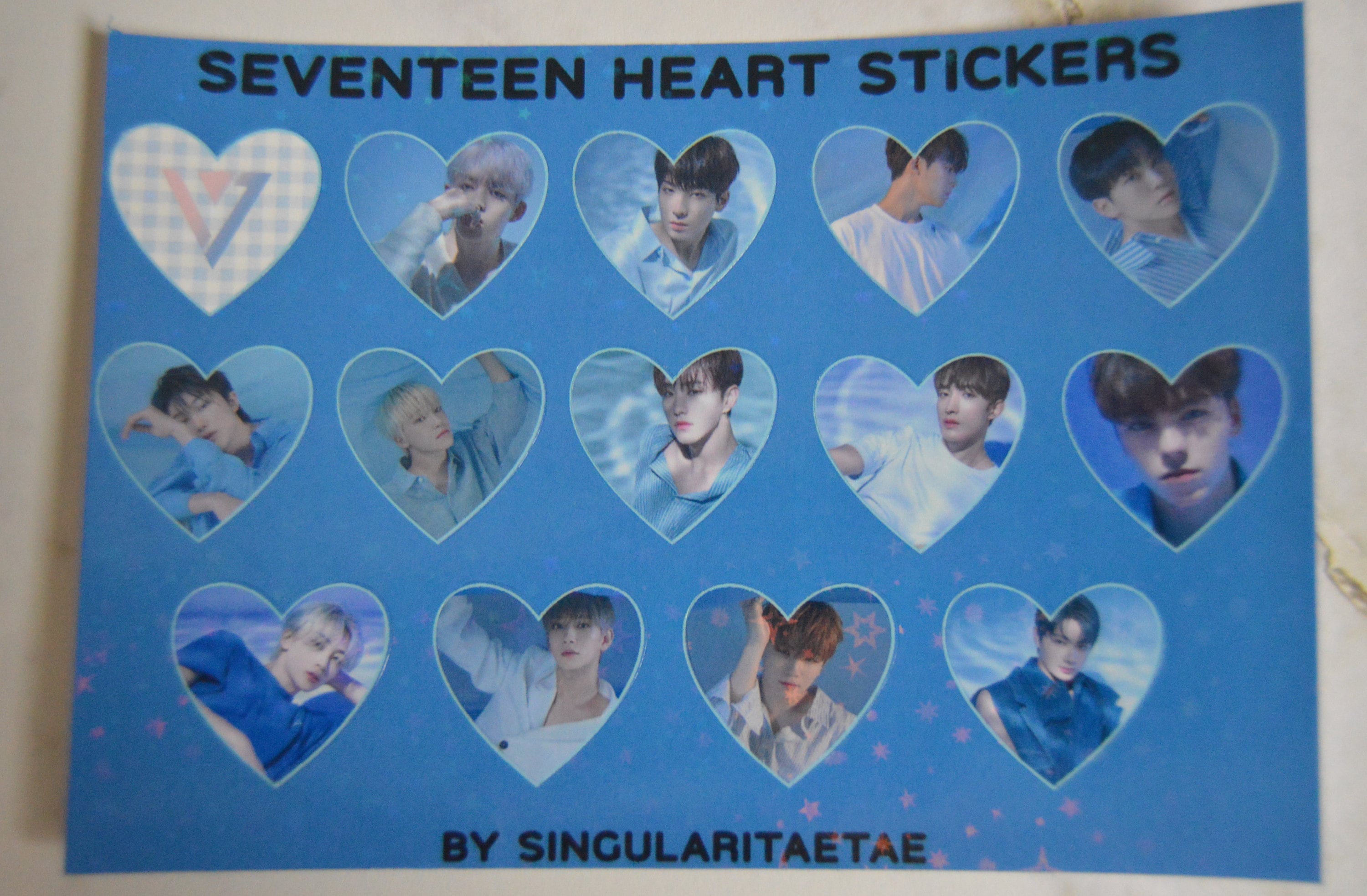 セブチ　ポラロイド Seventeen Polaroid - Etsy