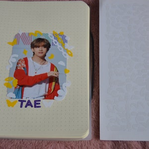 Vinyl Polco Deco Toploader Stickers, kpop deco, photocard deco, polaroid deco, journal deco - you choose the color