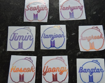 Sticker Bâton Lumineux Kpop en forme de bombe de l'armée (2 tailles disponibles)