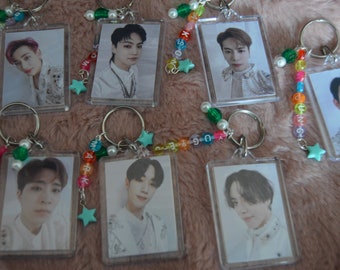 GOT7 Member Picture Beaded Kpop Keyring