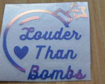 Kpop Louder than bombs Leuchtstab - ARMY BOMB Sticker