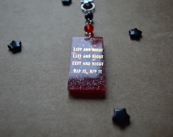 Seventeen- Left and Right resin charm