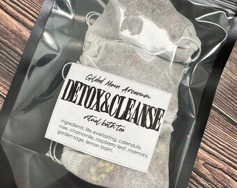 DETOX&CLEANSE ritual bath tea