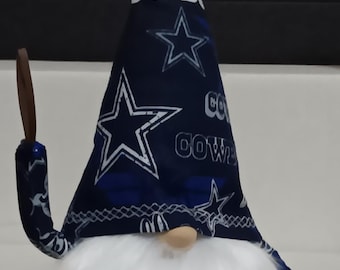 Handmade Dallas Cowboys Gnome, NFL Fan Gift