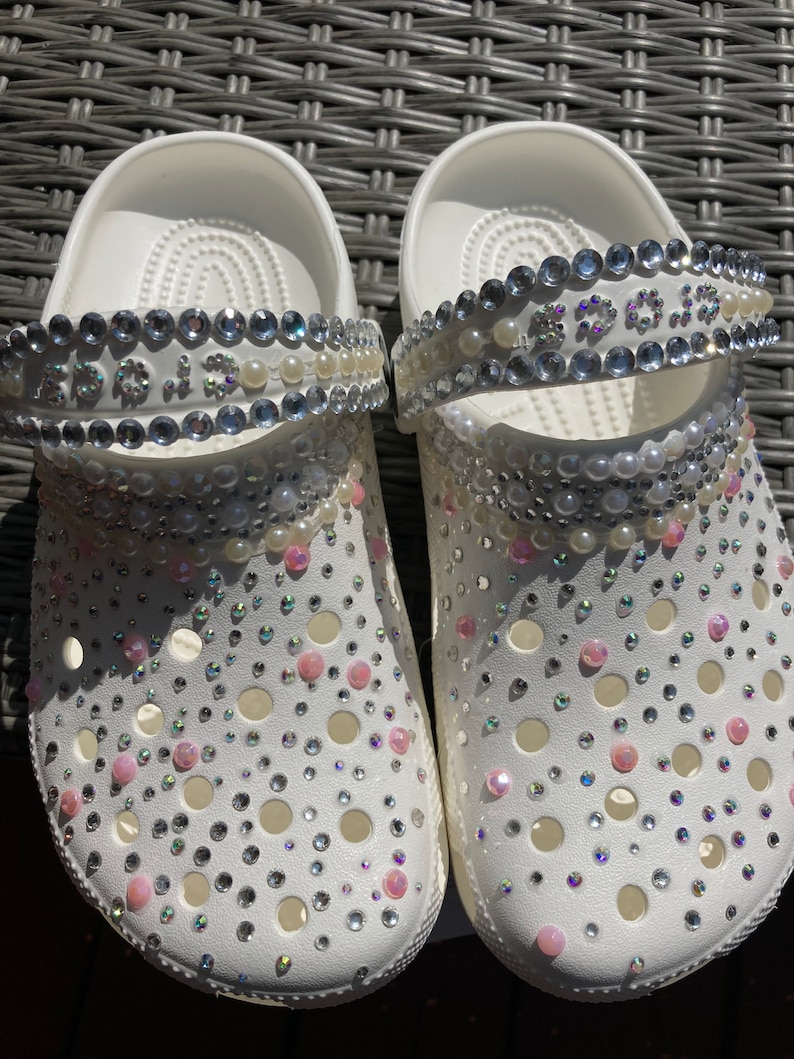 bridal crocs flats