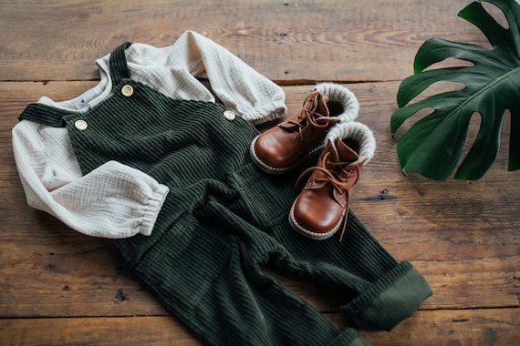 Corduroy baby romper hot sale
