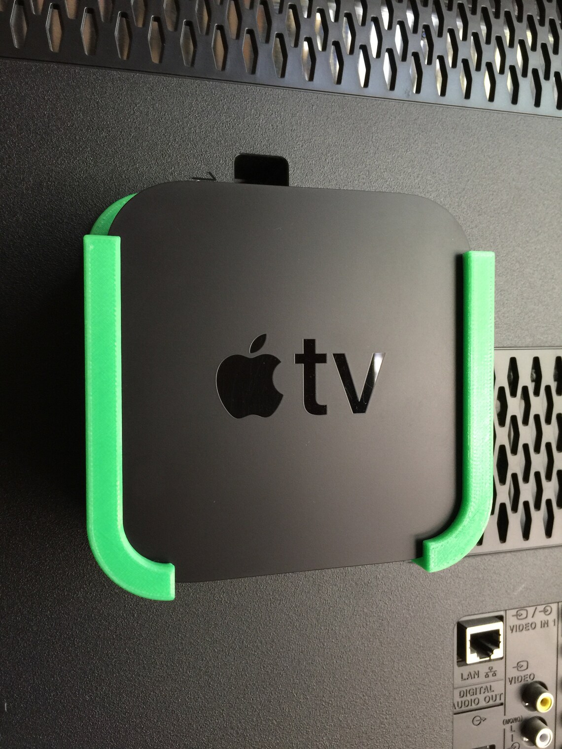 Apple TV 4K Wall/Behind TV Mount and Remote Caddie Bundle Etsy