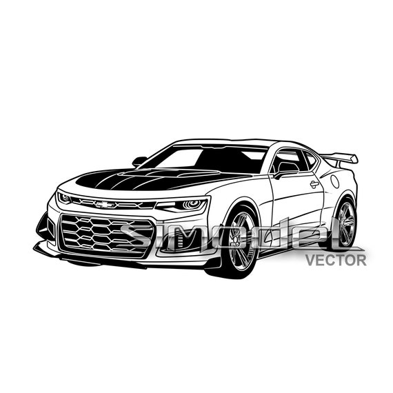 Chevrolet Camaro 2021 Svg Aiepspngpngjpgdxf Svg and | Etsy