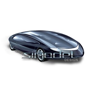 Car design concept wall art decor
