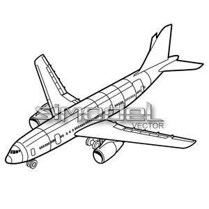 Airbus A 300, svg,ai,eps,pdf, png, jpg, plane vector