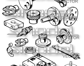 clipart motor vectors (part 1) cut,svg,eps,ai,pdf, png, jpg