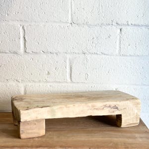 Sunbleached Teakwood Riser - Etsy