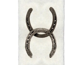 Large Horseshoe Wall Art | 40x60 Art
