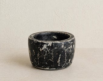 Vintage Soapstone Salt Cellar Bowl
