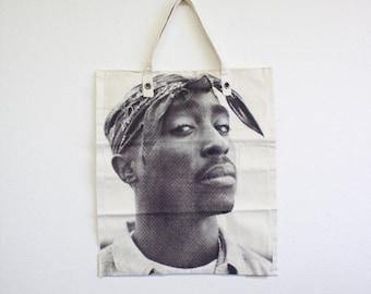 Tupac Shakur Canvas Tote Bag