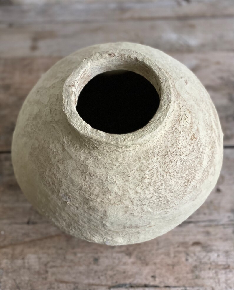 Paper Mache Vessel Etsy