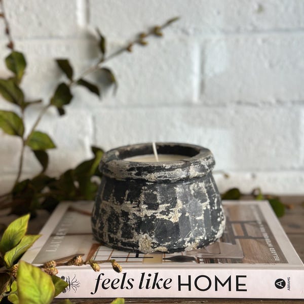 Vintage Soap Stone Candle