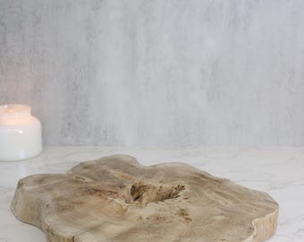 Rustic Teak Wood Charcuterie Board