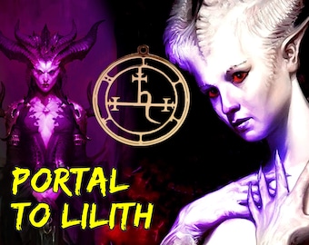 Portal To Lilith Queen of Hell. Black magic spell, Lilith spells. Sigil of Lilith goddess, Supernatural Satanism Lilith Altar Succubus