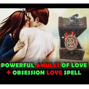 Powerful AMULET OF LOVE + Obsession Love Spell. Binding Love Spell Magic, Love Me Spell Casting. Amulet pendant, a handmade magic talisman!