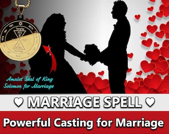 Marry me - MARRIAGE SPELL & Amulet king Solomon for Marriage. Powerful casting for marriage. lust spell, black magic spell,  manifest love