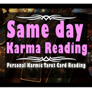 Lecture du karma le jour même. Lecture personnelle de cartes de tarot karmique. Lecture psychique du Tarot Deck