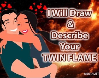 Psychic Artist Twin Flame I Will Accurately Draw & Describe Your Twin Flame same day psychic reading Artistic Psychic
