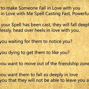 Obsession Love Spell & Amulet. Binding Love Spell, Spell to make Someone Fall in Love with you. Love Me Spell Casting image 2