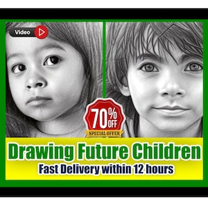 Drawing Children From Psychic Artist - Your Future Children,Baby Drawing,Your Future Baby,Psychic Drawing and Psychic Reading Same Day