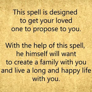 Marry me - MARRIAGE SPELL & Amulet king Solomon for Marriage. Powerful casting for marriage. lust spell, black magic spell, manifest love immagine 2