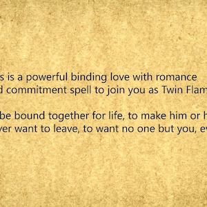 Obsession Love Spell & Amulet. Binding Love Spell, Spell to make Someone Fall in Love with you. Love Me Spell Casting image 4