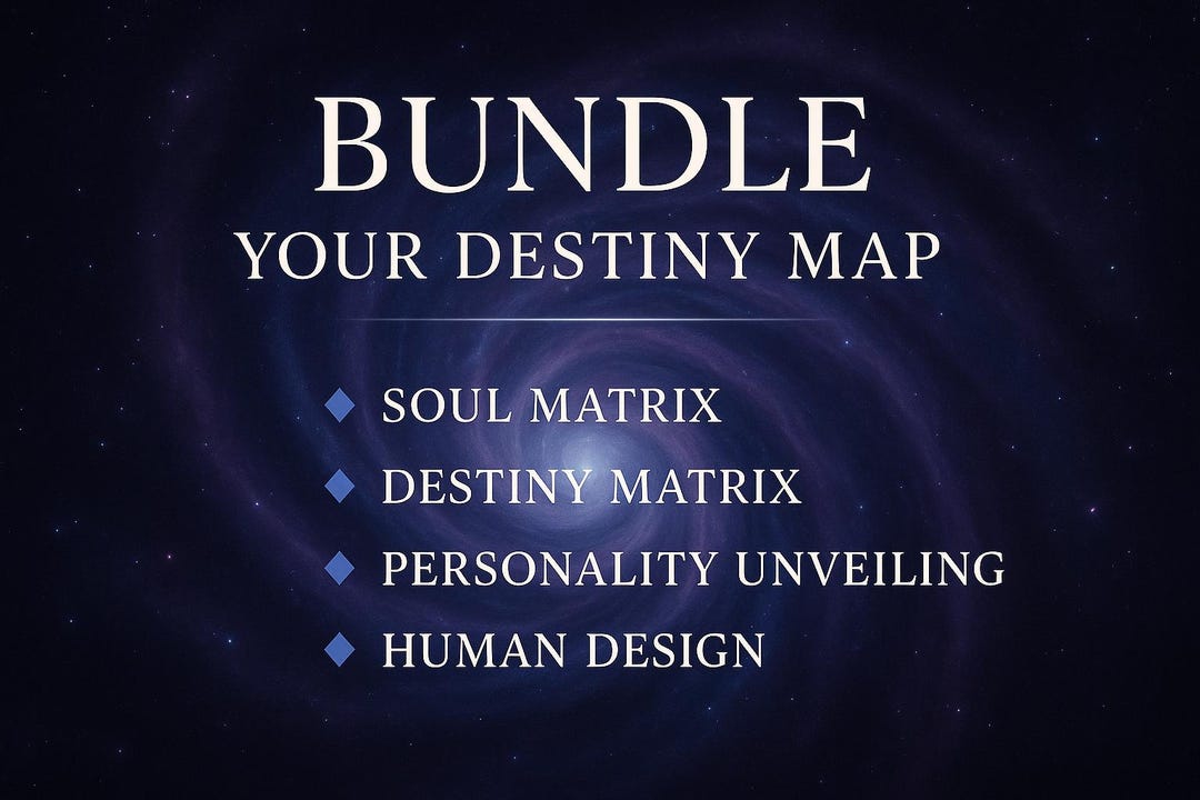 Matrix God Map Your Divine Map: Soul Matrix + Destiny Matrix + Personality Unpacking ...