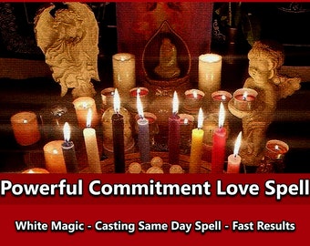 Powerful Commitment Love Spell. Marriage Love Spell. BINDING & OBSESSION LOVE Spell - White Magic - Casting Same Day Spell - Fast Results