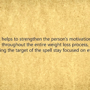 WEIGHT LOSS SPELL & Pagan witchcraft amulet - dream body spell, fat-burning ritual, lose weight easily. Want to have a slim body? image 3