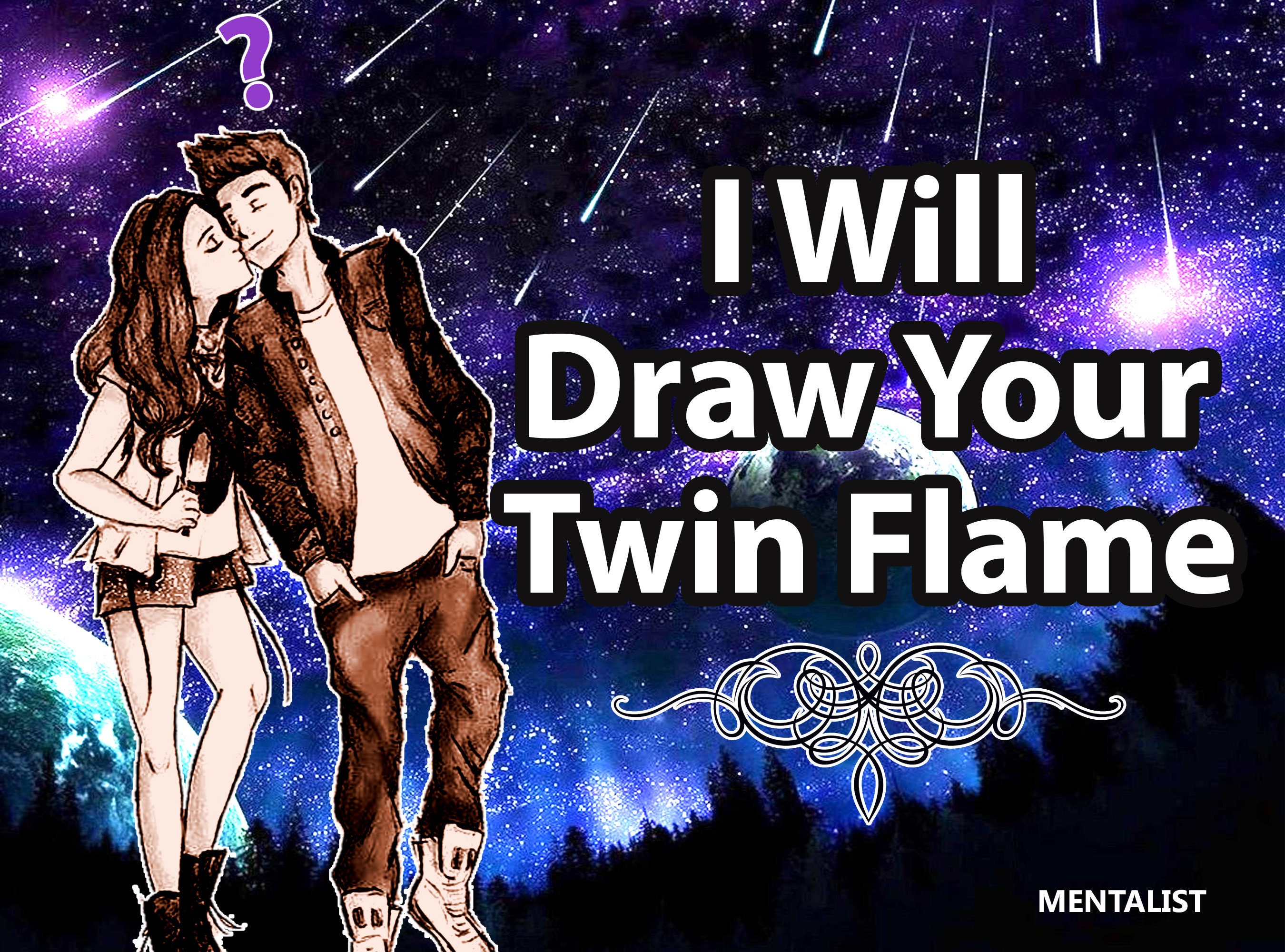Psychic Artisti Will Draw Your Twin Flame Within 12 Hours Etsy